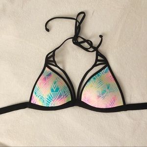 PINK VS | Abstract Cutout Bikini Top